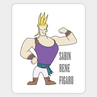 Final Fantasy 6 Sabin Rene Figaro Magnet